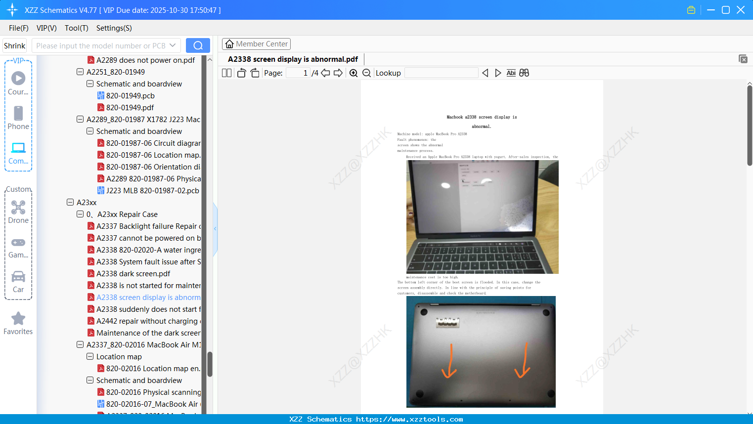 Laptop Apple A2338 Screen Display Is Abnormal